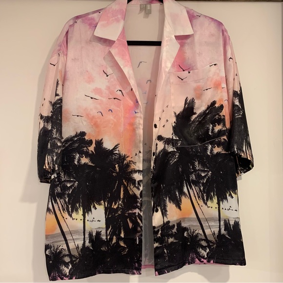 ASOS - Short Sleeve Hawaiian Button Down - Picture 3 of 4